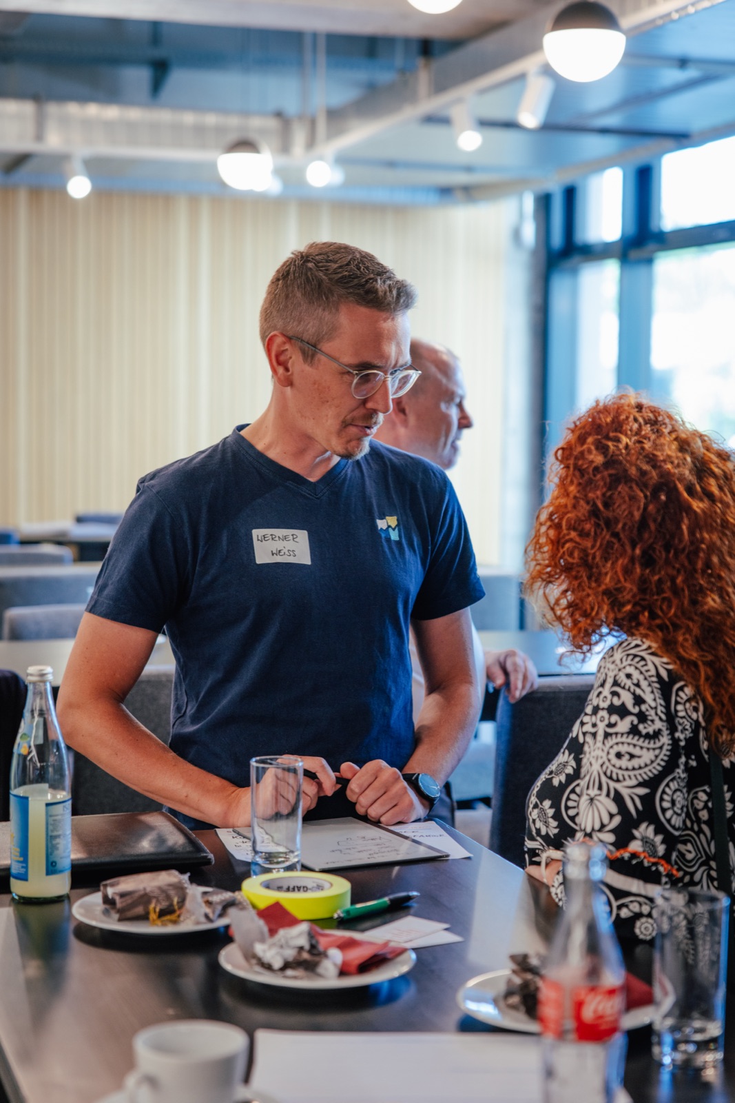 Team der Finanzlounge im Austausch