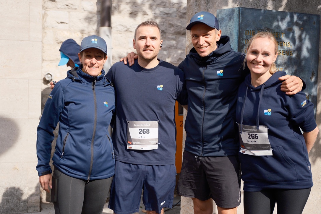 Team der Finanzlounge beim Gesundheitslauf